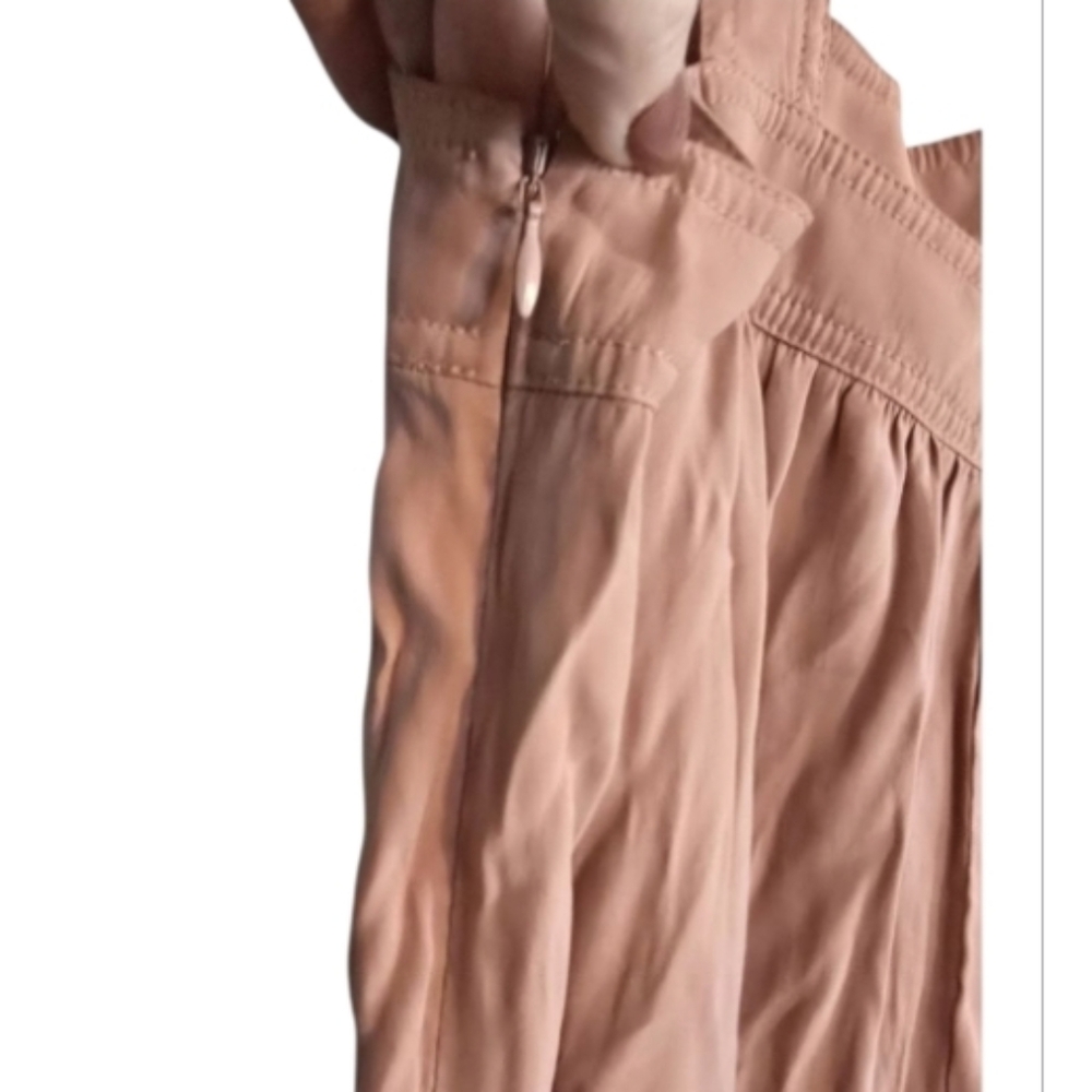 Lou & Grey Muave Pink Wide Leg Belted Jumpsuit Size Large In EUC - Picture 4 of 6